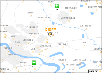 map of Rixey