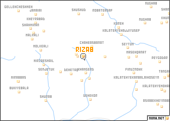 map of Rīz Āb