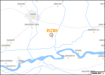 map of Rizak