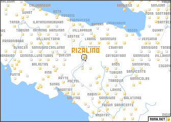 map of Rizalino