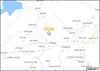 map of Rizal