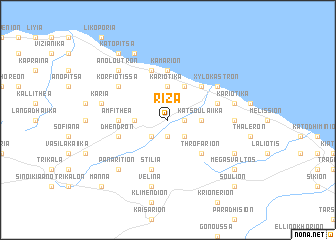 map of Ríza