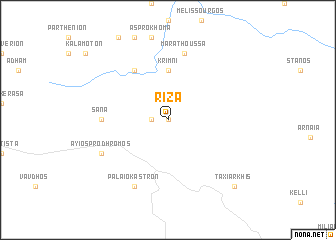 map of Rizá