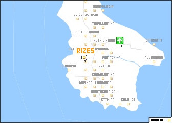 map of Rízes