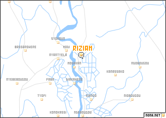 map of Riziam