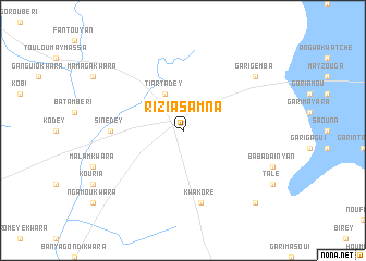 map of Rizia Samna