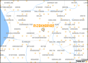 map of Rizokhórion