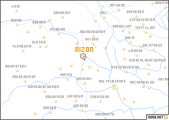 map of Rizón