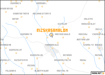 map of Rizskásamalom
