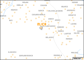 map of Rlica
