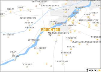 map of Roachton