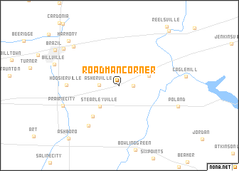 map of Roadman Corner