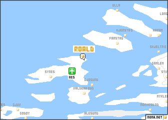 map of Roald