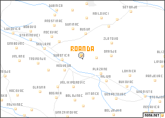 map of Roanda