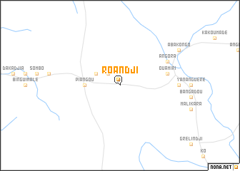 map of Roandji