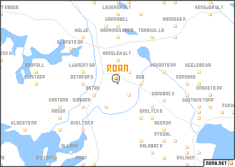 map of Röan