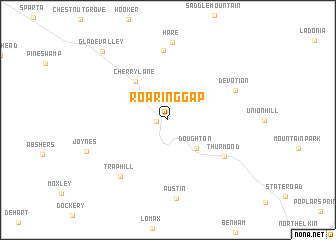 map of Roaring Gap