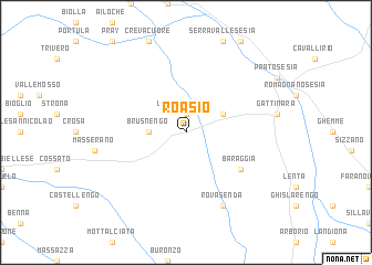 map of Roasio