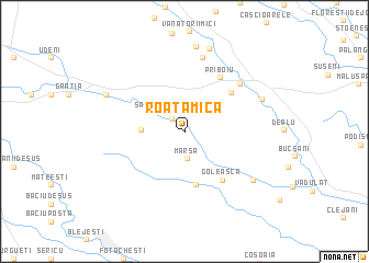 map of Roata Mică