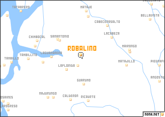 map of Robalino