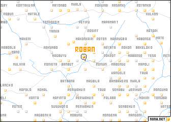 map of Roban
