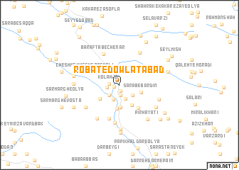 map of Robāţ-e Dowlatābād