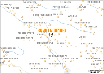 map of Robāţ-e Namakī