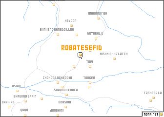 map of Robāţ-e Sefīd