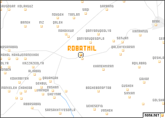 map of Robāţ Mīl