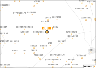 map of Robāţ