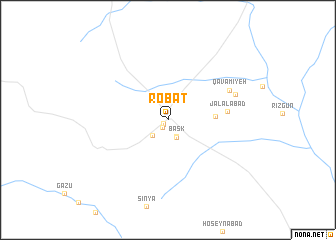 map of Robāţ
