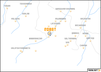 map of Robāţ