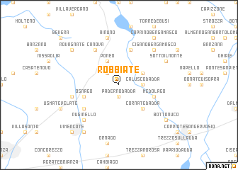 map of Robbiate