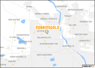 map of Robbinsdale