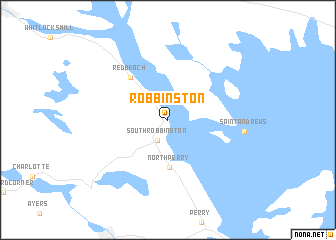 map of Robbinston