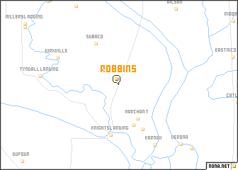 map of Robbins