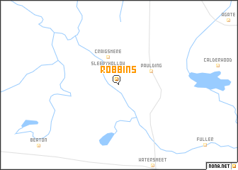 map of Robbins