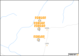 map of Robdār