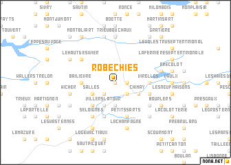 map of Robechies