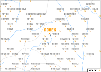 map of Robek