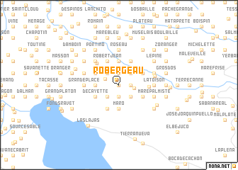 map of Robergeau