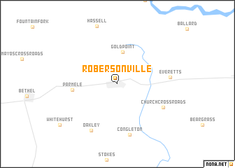 map of Robersonville