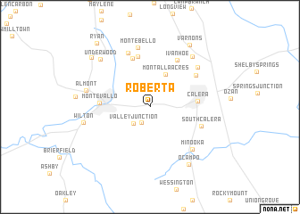 map of Roberta