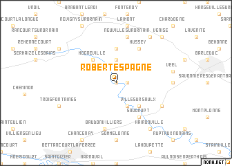 map of Robert-Espagne