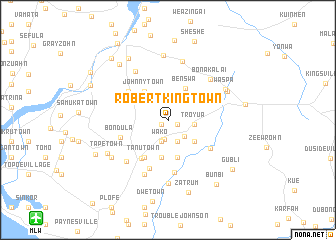 map of Robert King Town