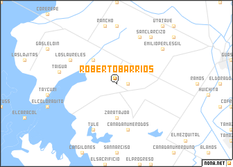 map of Roberto Barrios