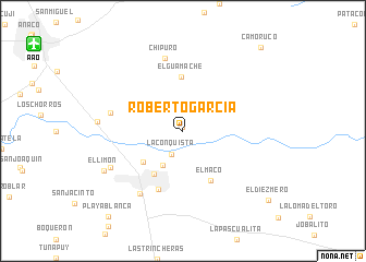 map of Roberto García