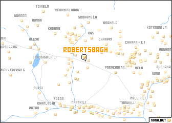 map of Roberts Bāgh