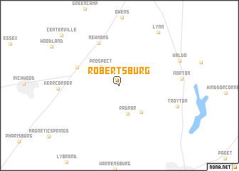 map of Robertsburg