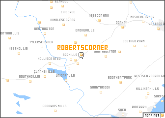 map of Roberts Corner